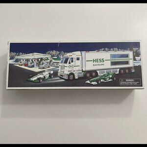 Hess toy truck and race Vintage Hess 2003 Truck and Race Cars Collectible New